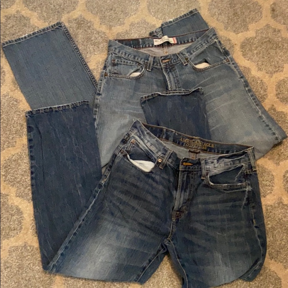 American Eagle and Levi’s Jeans 31/32